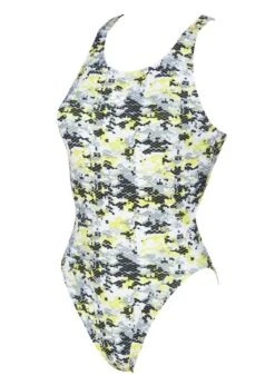 Arena Camouflage Tech Swimsuit - Yellow / Black