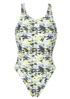 Arena Camouflage Tech Swimsuit - Yellow / Black -Outlet Swimsuit Zone Store 001186 500 w arena camouflage tech back one piece l 005 f s