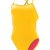 Uglies Solid Tie Back Swimsuit - Canary -Outlet Swimsuit Zone Store 0910sld 184 front