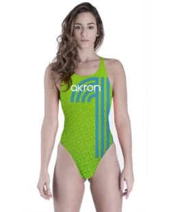 Akron Adi One Swimsuit - Green / Blue