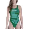 Akron Adi Five Swimsuit - Green / Blue -Outlet Swimsuit Zone Store 1129 adi fr 1