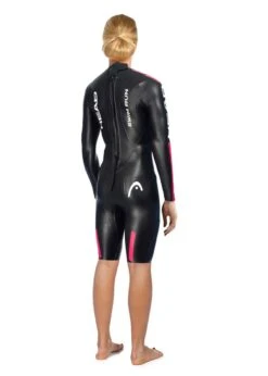 Head Swimrun Base Womens Shorty Wetsuit - Black / Red -Outlet Swimsuit Zone Store 232032 452446 2 hqprd 1 1