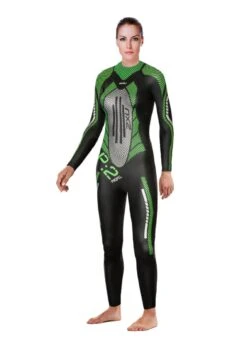 2XU Women's P:2 Propel Wetsuit - Black / Green -Outlet Swimsuit Zone Store 2xu women s p 2 propel wetsuit internal black mint green 2018 ww4993cxs 0