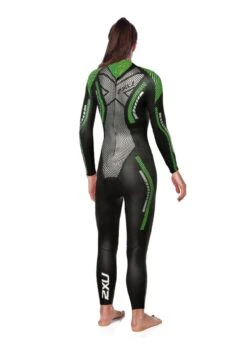 2XU Women's P:2 Propel Wetsuit - Black / Green -Outlet Swimsuit Zone Store 2xu women s p 2 propel wetsuit internal black mint green 2018 ww4993cxs 1