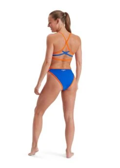 Speedo Fast Lane Placement Ribbonback Swimsuit - Blue Flame/ Salso/ Lime 8 Speedo Fast Lane Placement Ribbonback Swimsuit - Blue Flame/ Salso/ Lime -Outlet Swimsuit Zone Store 8 11717g640 x2