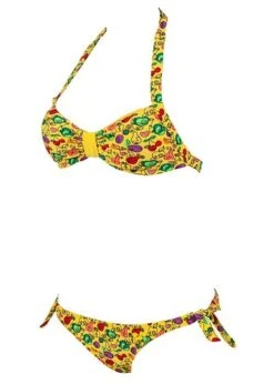 Arena Womens Little Fruit Neckholder Swim Bikini Yellow -Outlet Swimsuit Zone Store 87040 31 little fruit neckholder 2