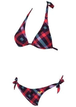 Arena Womens Checks Triangle Swim Bikini Purple/Plum -Outlet Swimsuit Zone Store 87060 99 checks triangle 2