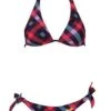 Arena Womens Checks Triangle Swim Bikini Purple/Plum -Outlet Swimsuit Zone Store 87060 99 checks triangle front 2
