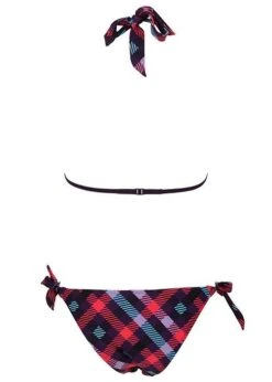 New Products -Outlet Swimsuit Zone Store 87060 99 checks triangle front back 2