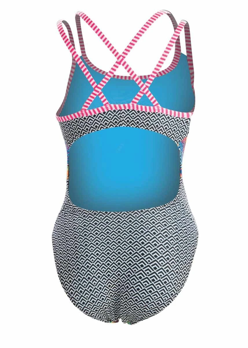 Uglies Hyper Tropic Double Strap Keyhole Back Swimsuit 4 Uglies Hyper Tropic Double Strap Keyhole Back Swimsuit - Image 2