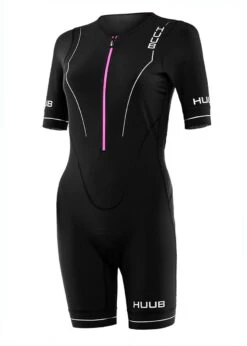 HUUB Women's Aura Long Course Tri Suit - Black / Purple -Outlet Swimsuit Zone Store aurlcs
