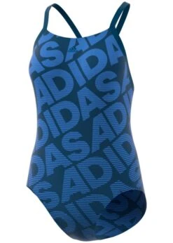Adidas Allover Print Swimsuit - Blue