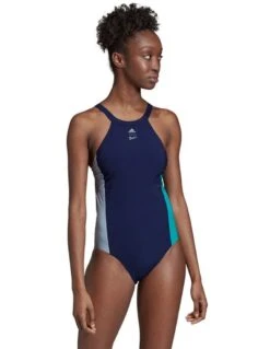 Adidas Parley Hero Swimsuit - Legend Ink / Clear Mint -Outlet Swimsuit Zone Store dy7355