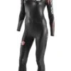 Orca Women's 3.8 Fullsleeve Tri Wetsuit - Black / Orange -Outlet Swimsuit Zone Store jvn8tt01 front
