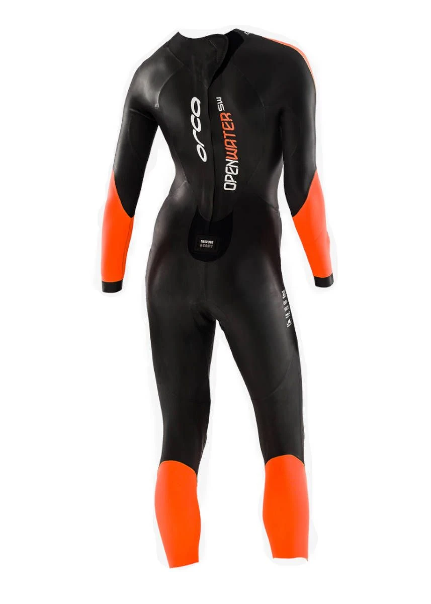 Orca Women's Openwater Smart Wetsuit - Black/ Orange 5 Orca Women's Openwater Smart Wetsuit - Black/ Orange - Image 3