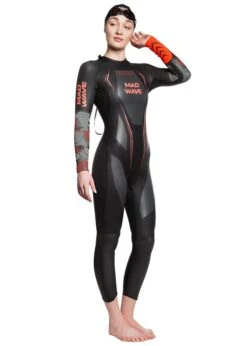 Mad Wave Women's Rapid Wetsuit - Pink 7 Mad Wave Women's Rapid Wetsuit - Pink -Outlet Swimsuit Zone Store m2028 02 5 11w women rapid 2