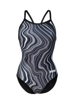 Arena Marbled Lightdrop Back Swimsuit - Black/Multi -Outlet Swimsuit Zone Store tumbnail 03227fc0 2eef 4395 9e0f 37a3e29fad31