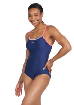 Zoggs Strikeback Cannon Swimsuit - Navy/Purple/Red -Outlet Swimsuit Zone Store tumbnail 0c98cac0 634f 4afb 8037 e95aea843307