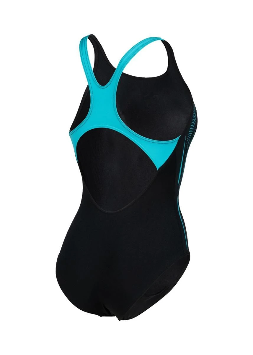 Arena Swim Pro Graphic Swimsuit - Black/Martinica 11 Arena Swim Pro Graphic Swimsuit - Black/Martinica - Image 9