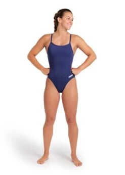 Arena Team Challenge Back Solid Swimsuit - Navy/White -Outlet Swimsuit Zone Store tumbnail 2a47f873 e750 4c55 baf8 14849e4ef109