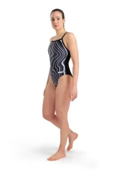 Arena Marbled Lightdrop Back Swimsuit - Black/Multi -Outlet Swimsuit Zone Store tumbnail 2fbfed2d d5d3 47c1 96bc 3095222c8816