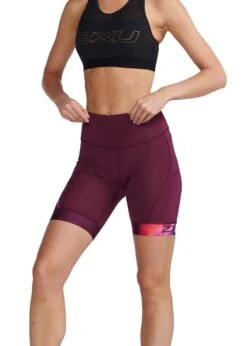 2XU Women's Core 7 Inch Tri Short - Mulberry/ Festival -Outlet Swimsuit Zone Store tumbnail 5463914d d458 48c1 b977 c98de7edb454