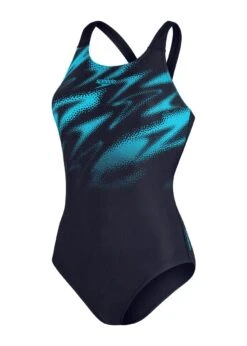 Speedo HyperBoom Placement Muscleback Swimsuit - True Navy/ Bolt -Outlet Swimsuit Zone Store tumbnail 5eb1fbb5 cc32 450f b5ff 385f6f9fcc6a