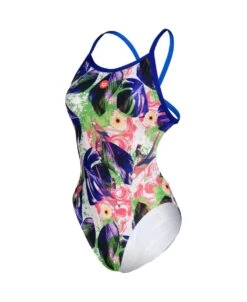 Arena Crazy Cross Back Swimsuit - Neon Blue/ Multi -Outlet Swimsuit Zone Store tumbnail 6de4a671 dd2a 4c98 9788 95f5a19bb393