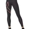 2XU Women's Light Speed Mid-Rise Compression Tights - Black / Cranberry Reflective -Outlet Swimsuit Zone Store tumbnail 82fb8015 005d 4b1b 9fef d210698fd364