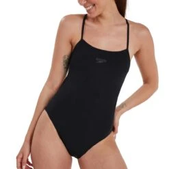Speedo Eco Endurance+ Thinstrap Swimsuit - Black -Outlet Swimsuit Zone Store tumbnail 89140c5e f16a 4fd2 b040 e2c44435b9b6