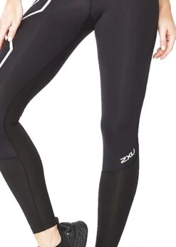 2XU Women's Aero Vent Mid-Rise Compression Tights - Black/ Silver Reflective -Outlet Swimsuit Zone Store tumbnail 9781d331 8acd 43ed b4d3 d2399f0e331d