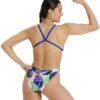 Arena Crazy Cross Back Swimsuit - Neon Blue/ Multi 1 Arena Crazy Cross Back Swimsuit - Neon Blue/ Multi -Outlet Swimsuit Zone Store tumbnail 9e8fd7a7 1733 4579 b65b 29c7e751e9e1