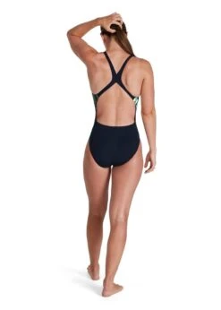 Speedo Placement Powerback Swimsuit - Navy/ Ultraviolet/ Yellow/ Adriatic -Outlet Swimsuit Zone Store tumbnail b626c448 153b 4b7a ad2f 5b7df645871c