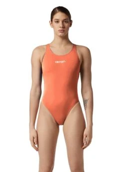Akron Babbitt Evo Swimsuit - Orange/Navy Blue