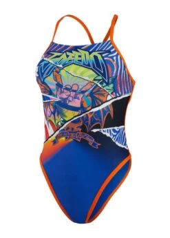 Speedo Fast Lane Placement Ribbonback Swimsuit - Blue Flame/ Salso/ Lime 11 Speedo Fast Lane Placement Ribbonback Swimsuit - Blue Flame/ Salso/ Lime -Outlet Swimsuit Zone Store tumbnail e4cf7ca4 21b9 427b 873f 684855088e6d 1