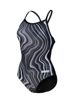 Arena Marbled Lightdrop Back Swimsuit - Black/Multi -Outlet Swimsuit Zone Store tumbnail f2525dda d67d 4498 9b78 acb57dce0596
