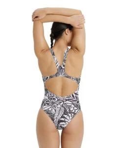 Arena Allover Pro Back Swimsuit - Black/ Multi