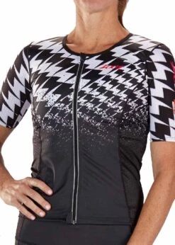Zoot Suit Women's Ultra Tri Short Sleeve Aero Jersey- Ultra 19 -Outlet Swimsuit Zone Store wultratrijerseyfront3