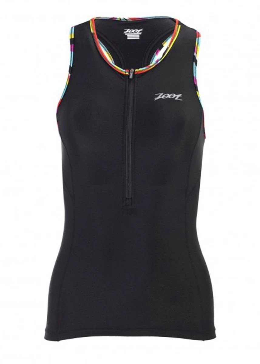 Zoot Suit Women's Performance Tri Tank - Black 3 Zoot Suit Women's Performance Tri Tank - Black